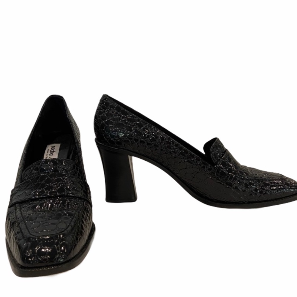 Sacha London. Spain. Heels black. EUC. Sz 10